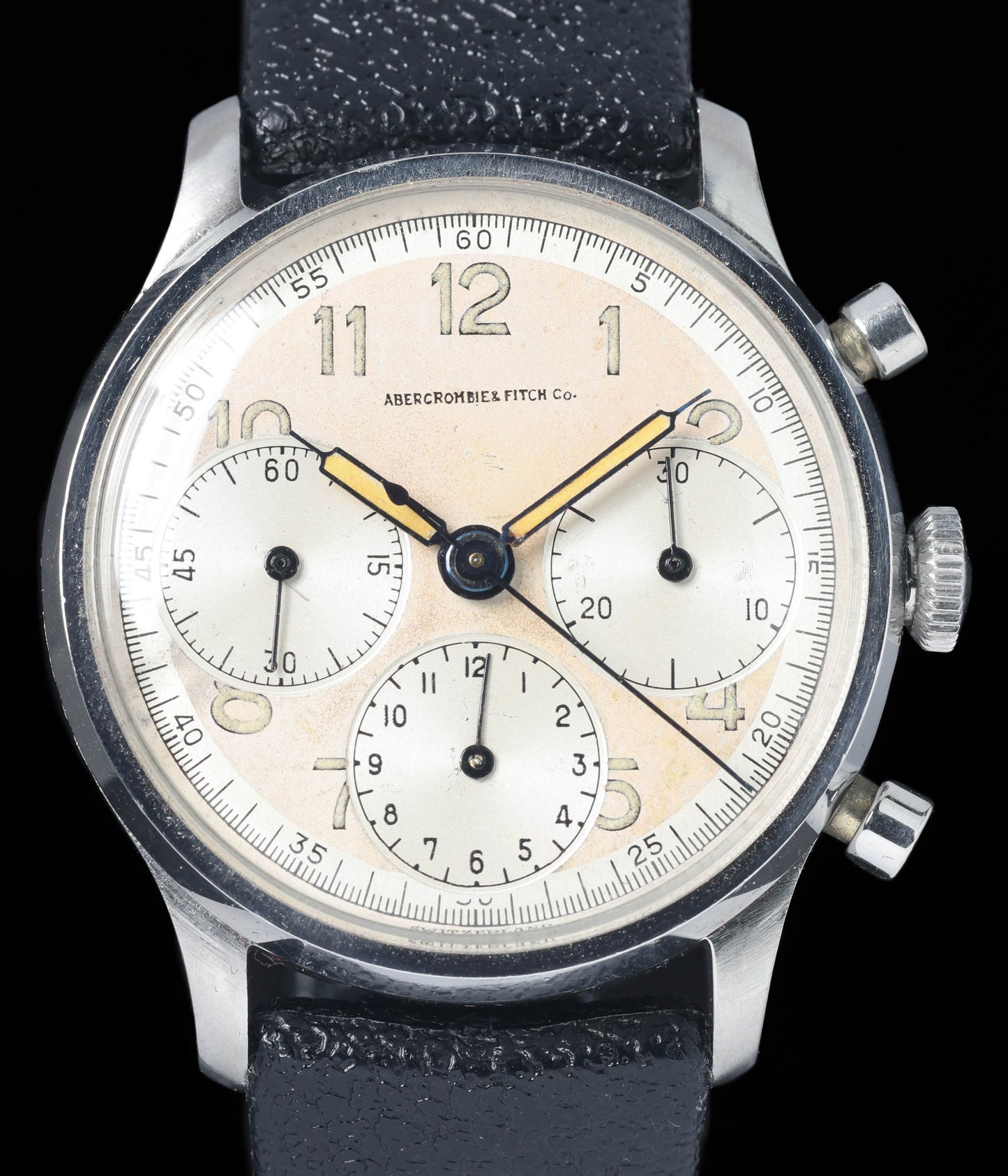 Preowned vintage Heuer 345A 'Abercrombie & Fitch' 39mm 1940 | Crown Vintage Watches