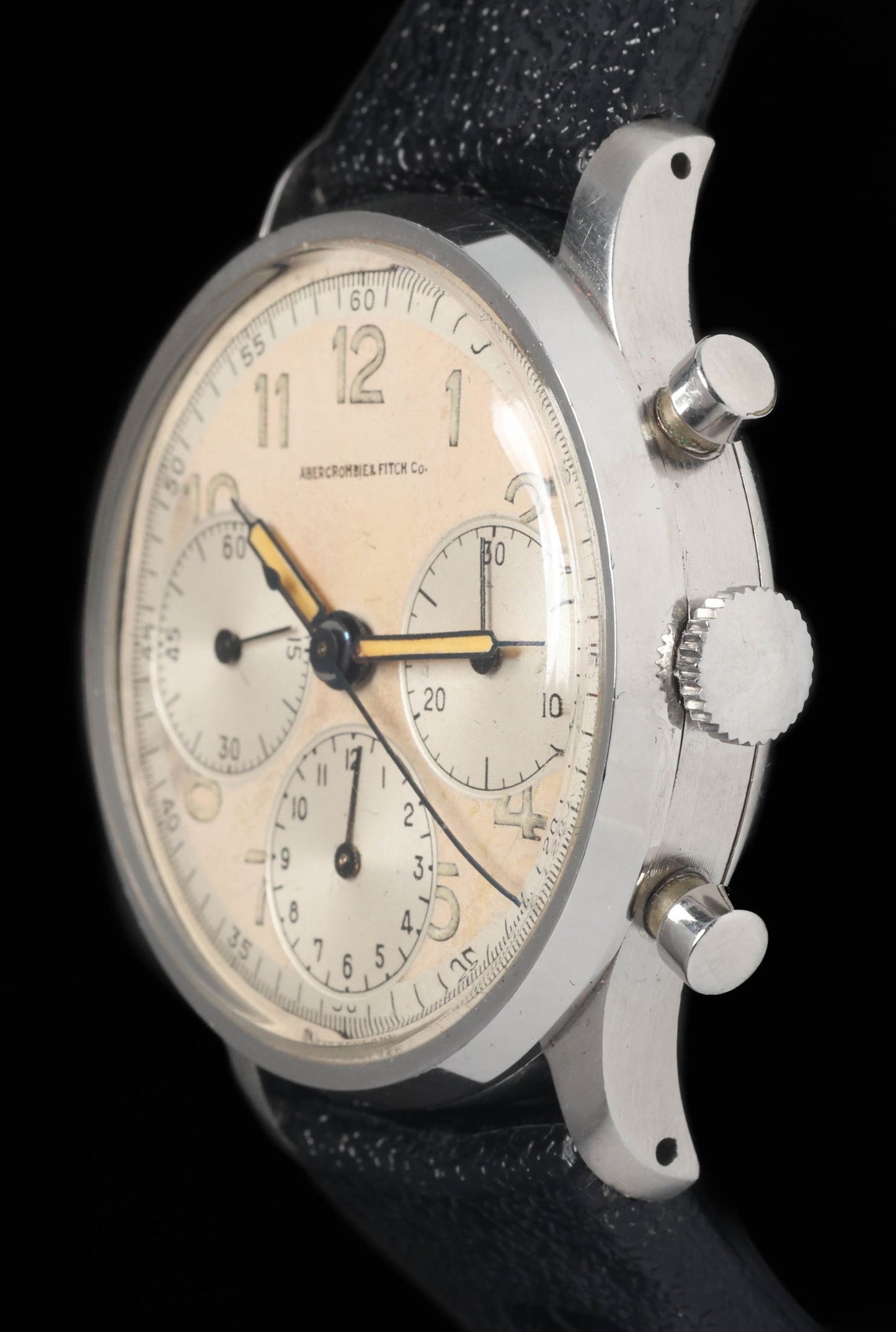 Preowned vintage Heuer 345A 'Abercrombie & Fitch' 39mm 1940 | Crown Vintage Watches