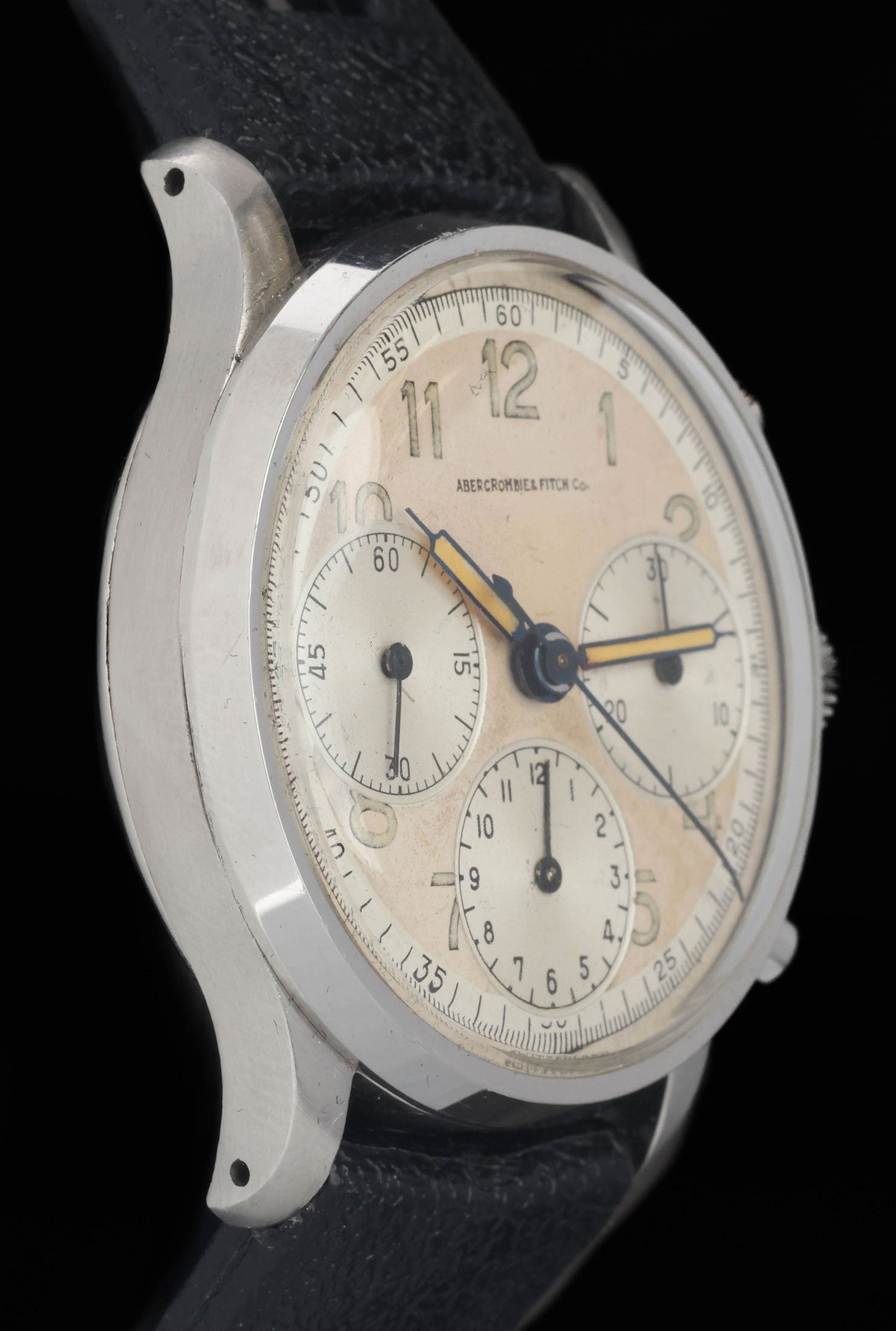 Preowned vintage Heuer 345A 'Abercrombie & Fitch' 39mm 1940 | Crown Vintage Watches