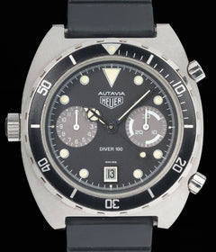 Heuer Autavia 11063P 'Diver' 42mm 1983
