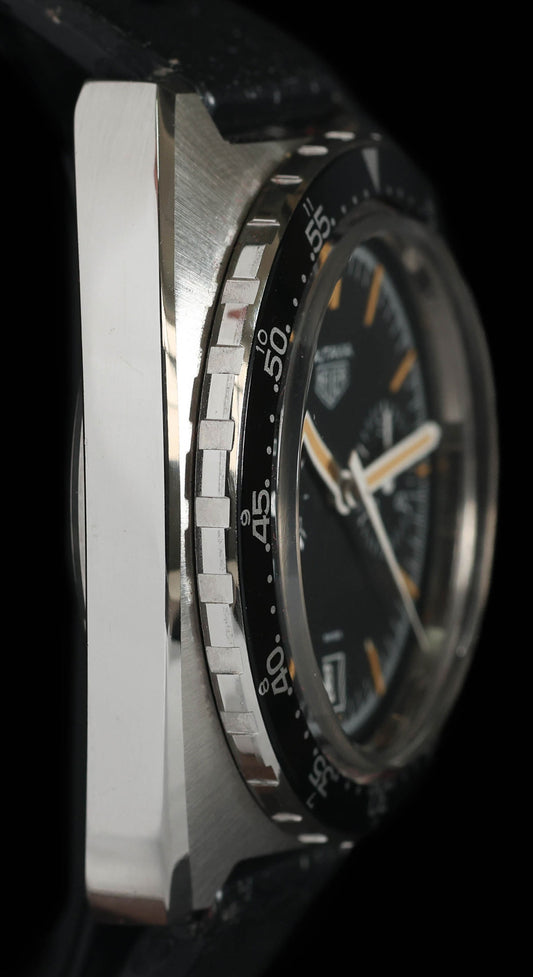 Pre-owned vintage Heuer Autavia 73463 Israeli Defence Force (IDF) 42mm Circa 1972 | Crown Vintage Watches