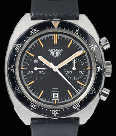 Heuer Autavia 'Israeli Defense Force - IDF' 73463 Unpolished 42mm 1970s