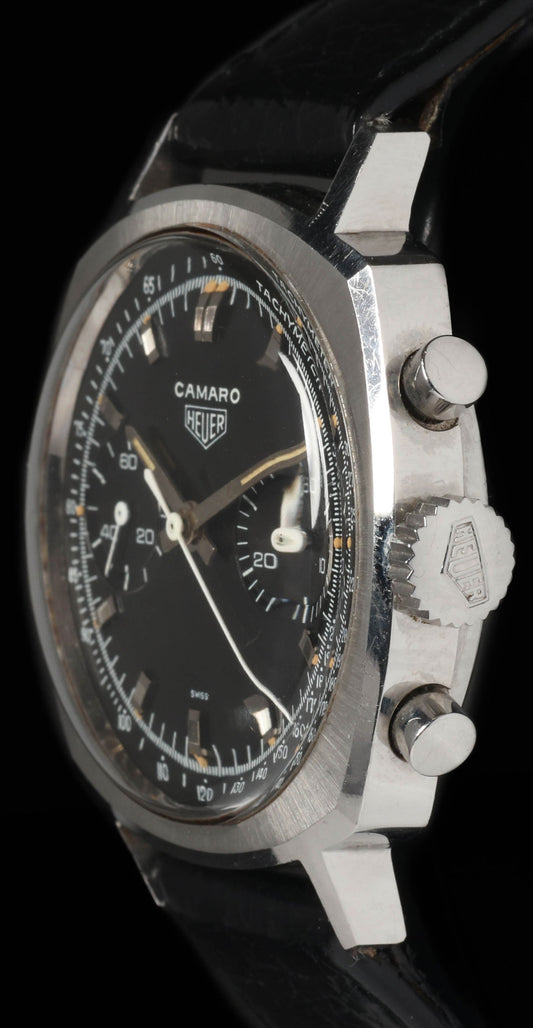 Pre-owned vintage Heuer Camaro 30 7743NT 37MM 1968 1970 | Crown Vintage Watches