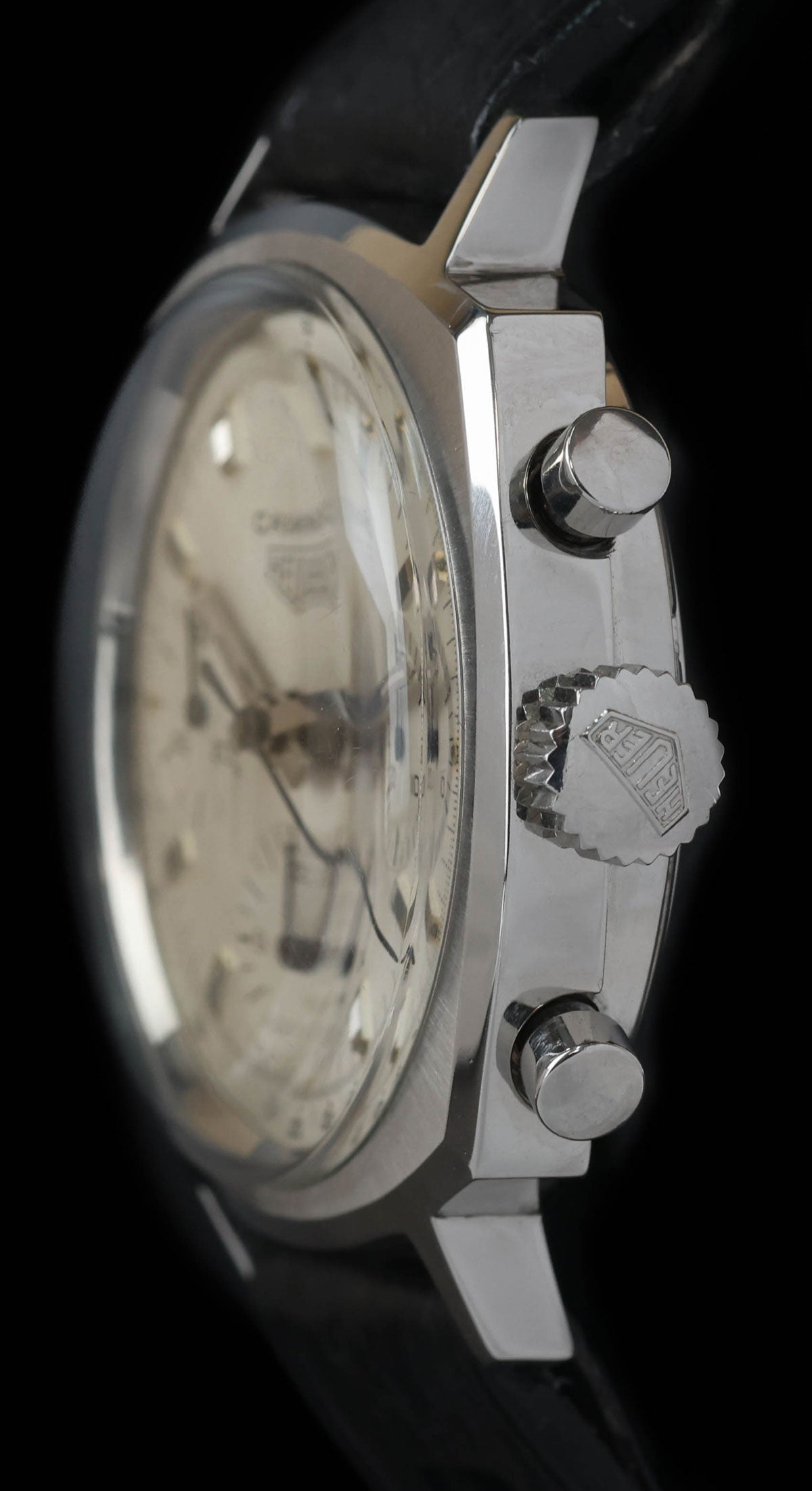 Pre-owned vintage Heuer Camaro 7220 T 'First execution' 37mm 1968 | Crown Vintage Watches