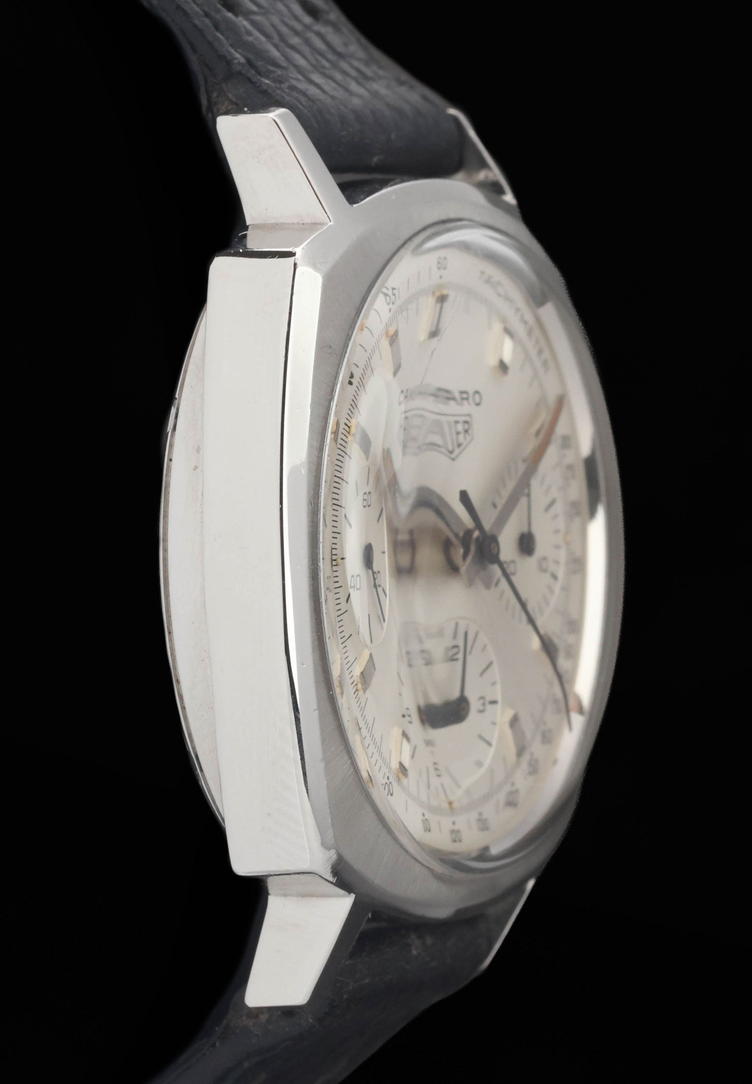 Preowned vintage Heuer Camaro 7220 T 'First Execution' 37mm Circa 1968 | Crown Vintage Watches