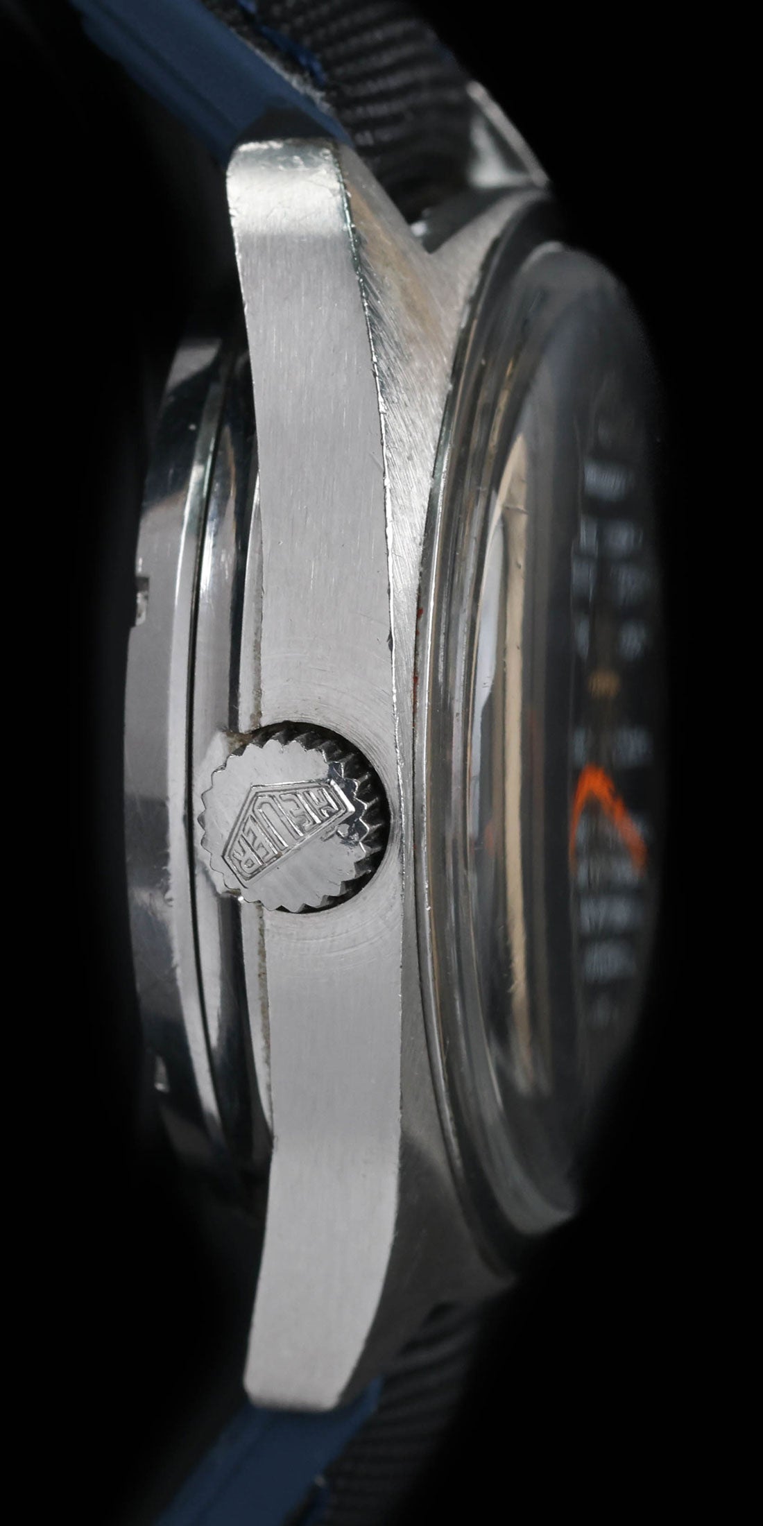 Pre-owned vintage Heuer Carrera 1553 39mm Circa 1972 | Crown Vintage Watches