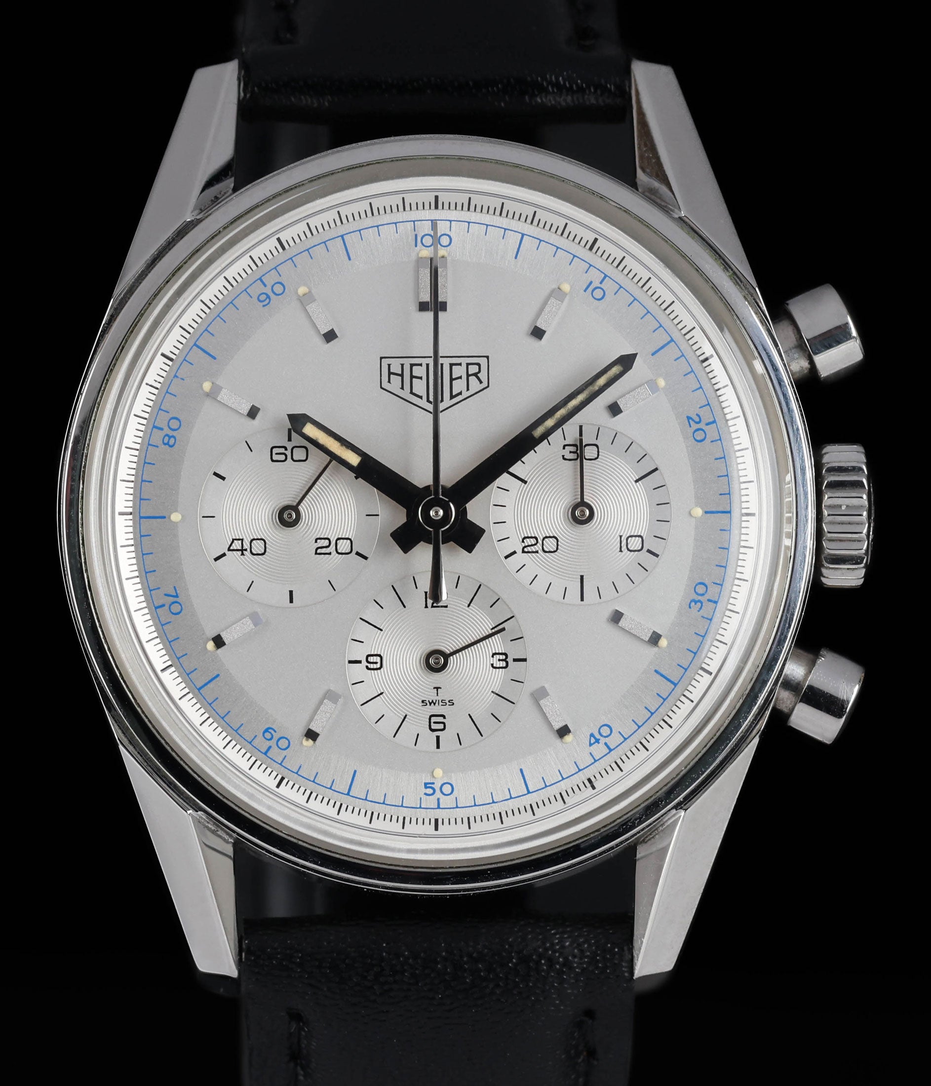 Heuer Carrera 36MM Re-edition Chronograph CS3110 circa 2000s | Crown Vintage Watches