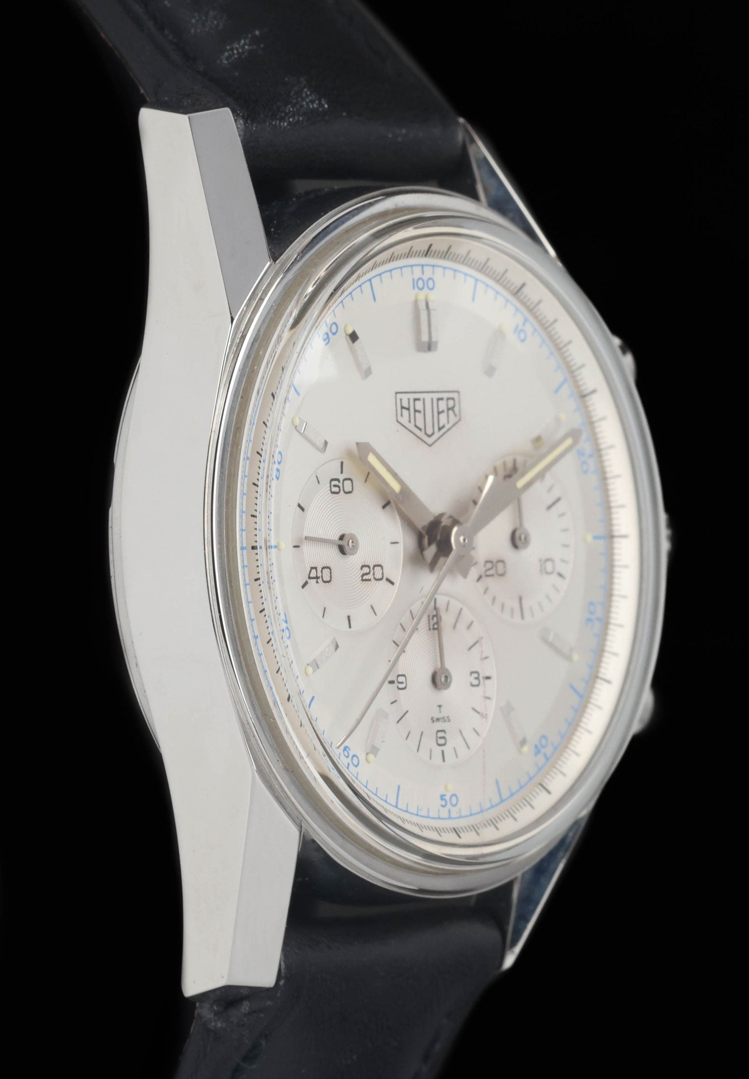 Preowned vintage Heuer Carrera CS3110 1964 Reissue 36MM  | Crown Vintage Watches