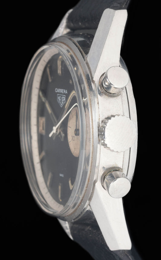 Preowned vintage Heuer Carrera 'Dato 45' 3147N 36mm circa 1968 | Crown Vintage Watches