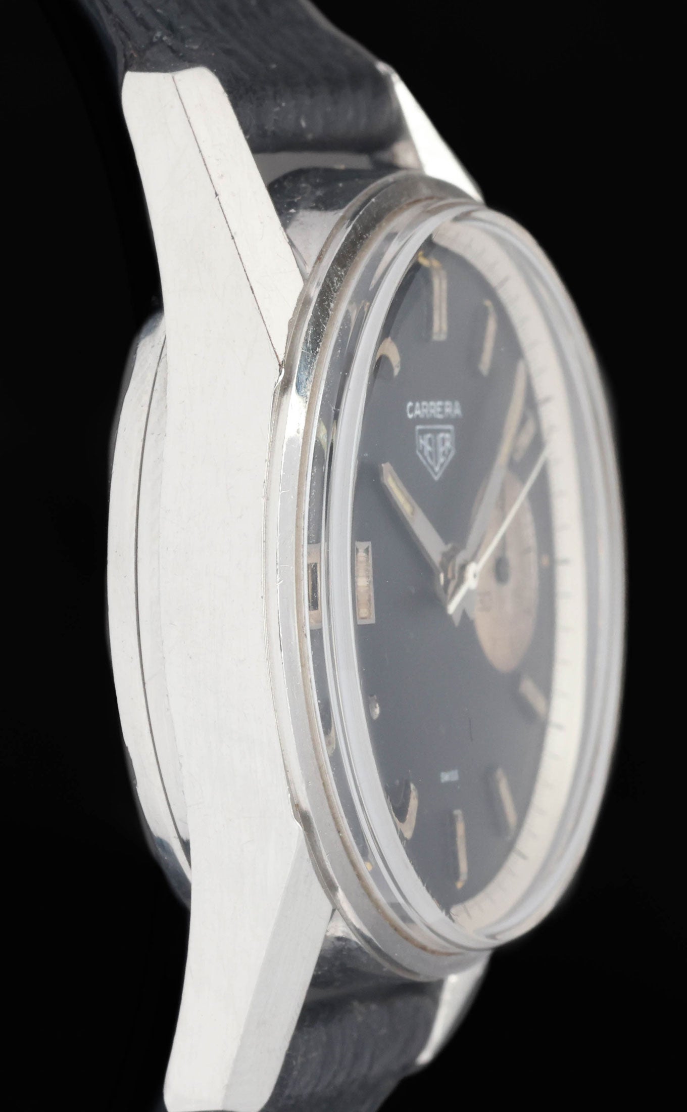 Preowned vintage Heuer Carrera 'Dato 45' 3147N 36mm circa 1968 | Crown Vintage Watches