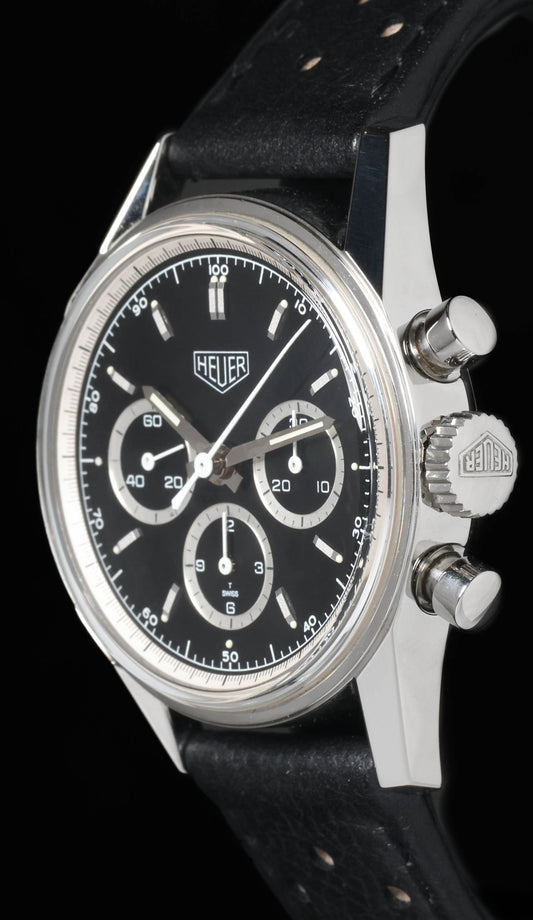 Pre-owned vintage Heuer Carrera Re-edition CS3113 36MM Circa 2000 Box & Papers | Crown Vintage Watches