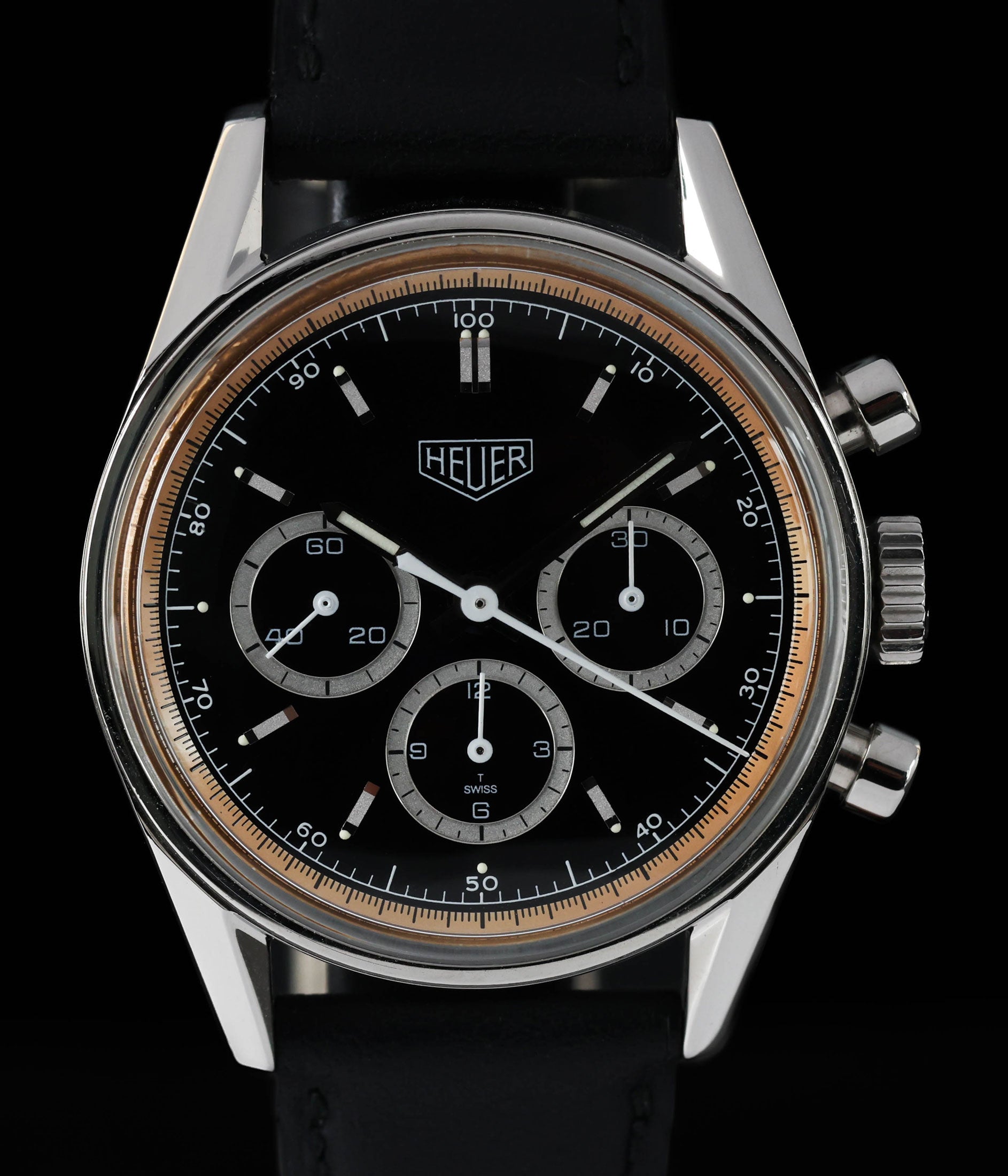 Pre-owned vintage Heuer Carrera Re-edition CS3113 36MM Circa 2000 | Crown Vintage Watches