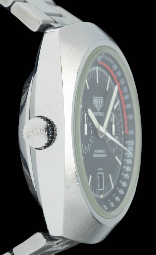 Preowned vintage Heuer Montreal Ref 110.503N 42mm Circa 1970 | Crown Vintage Watches