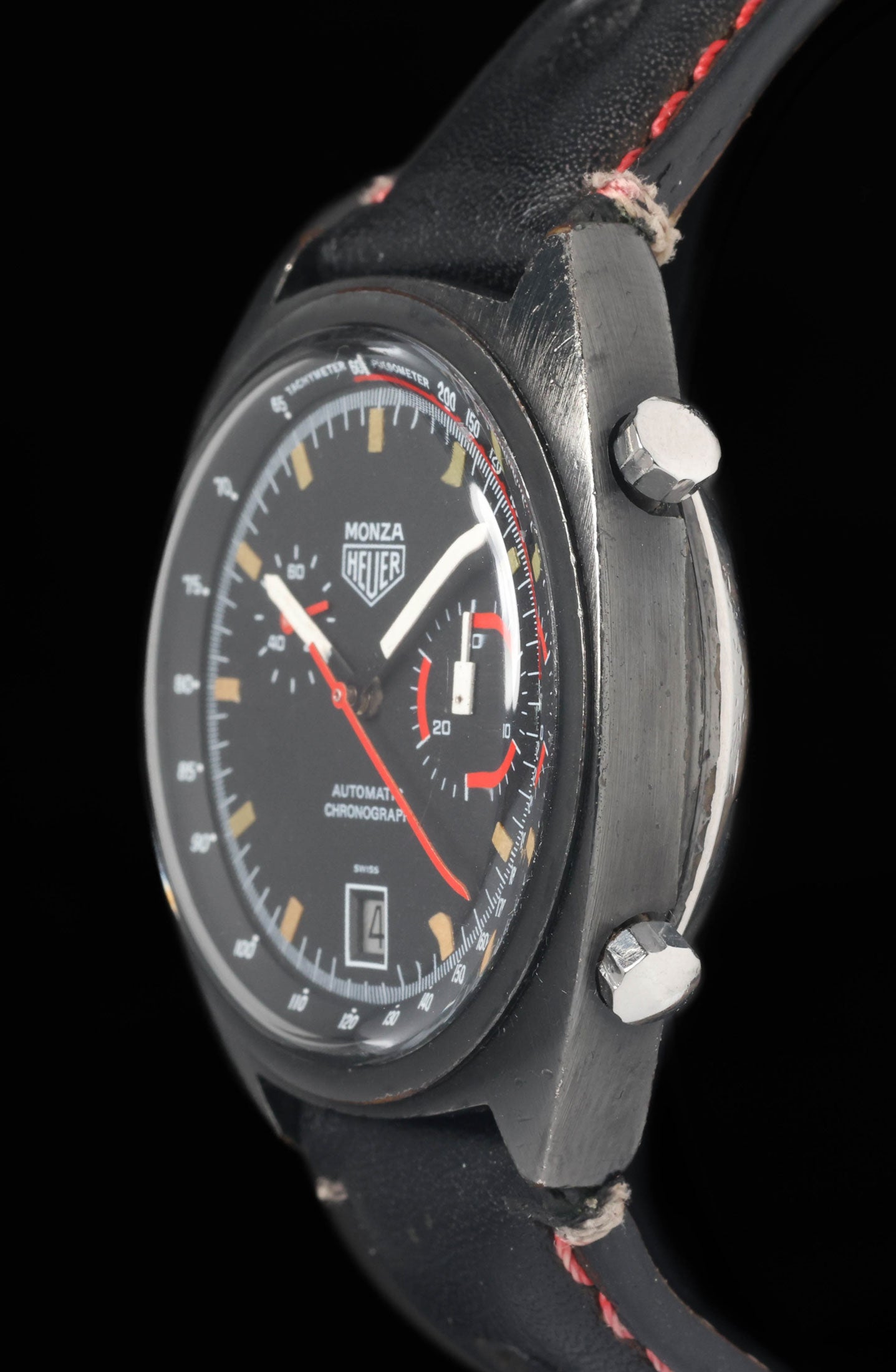 Preowned vintage Heuer Monza 150.501 39mm Circa 1976 | Crown Vintage Watches