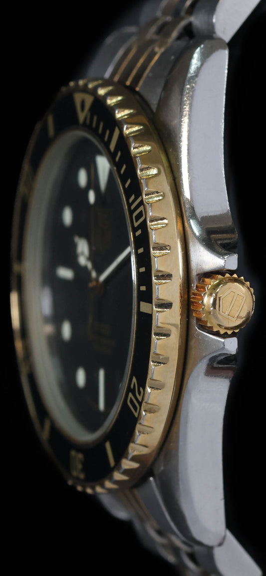 Pre-owned vintage Heuer Professional Diver 1000 Ref 980.020L Two-Tone 36MM Circa 1980s | Crown Vintage Watches