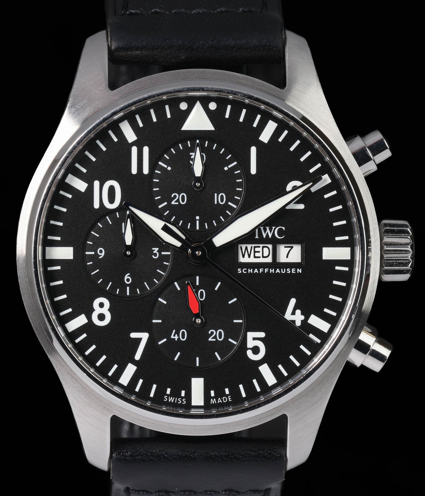 Pre-owned vintage IWC Pilot Chronograph Ref. IW378001 43MM 2022 | Crown Vintage Watches