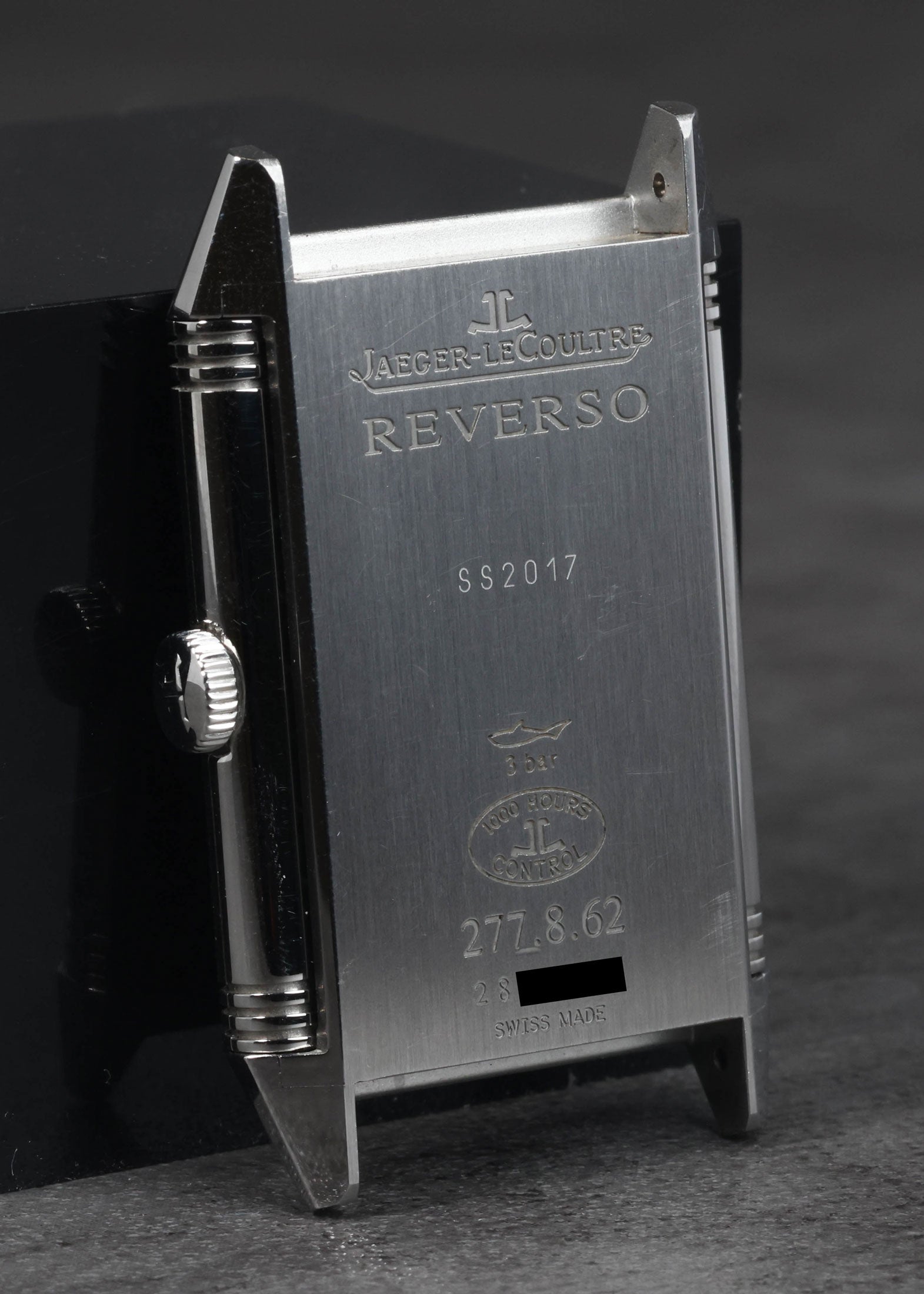 Preowned vintage Jaeger-LeCoultre Reverso ultra thin 277.8.62 27x46mm Circa 2014 | Crown Vintage Watches