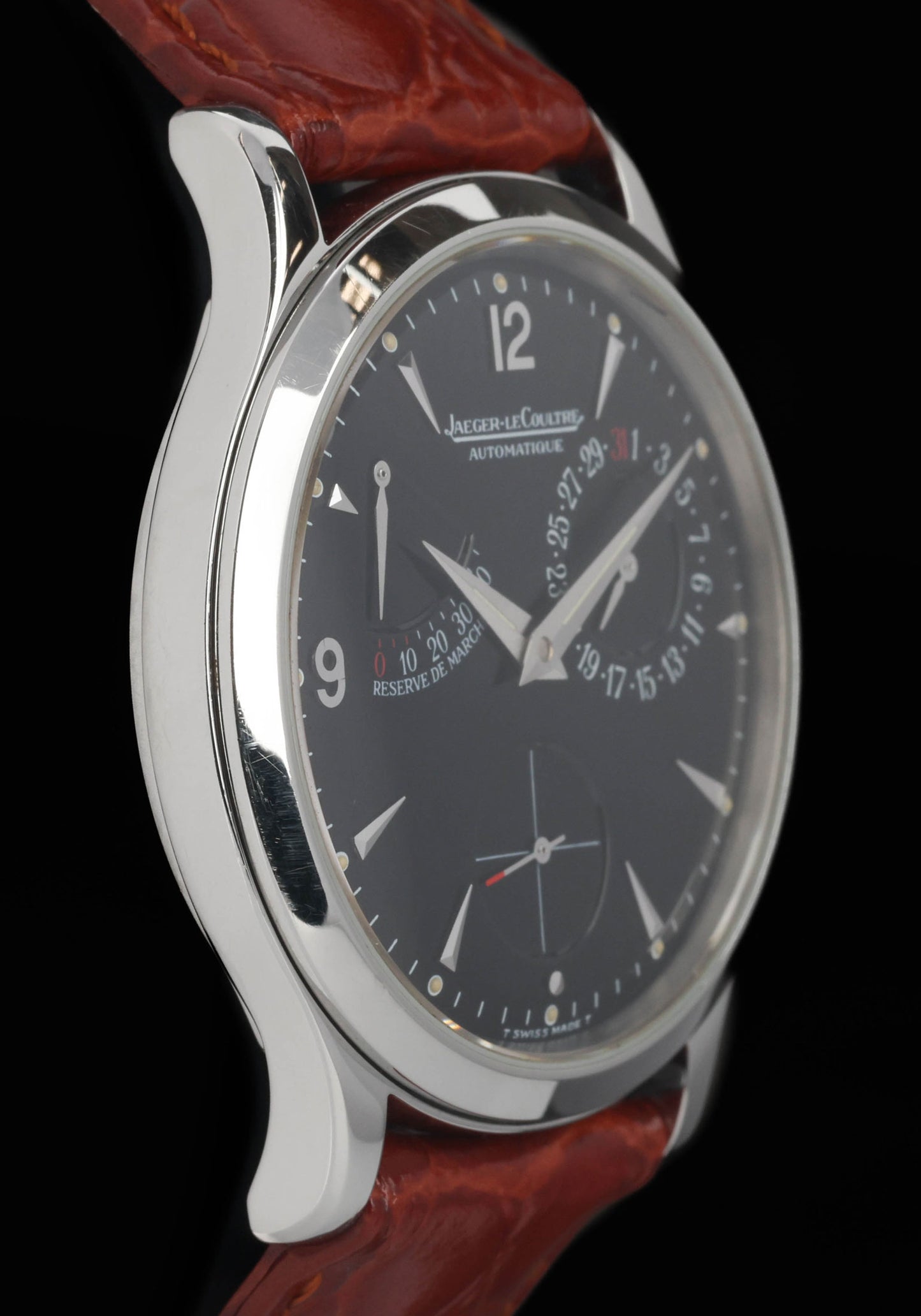 Preowned vintage Jaeger‑LeCoultre Master Réserve de Marche 140.8.93.S 37mm 2000s | Crown Vintage Watches