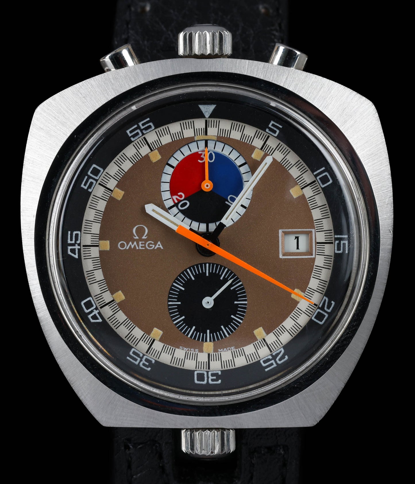 Pre-owned vintage Omega Bullhead 146.011 43MM 1969 | Crown Vintage Watches
