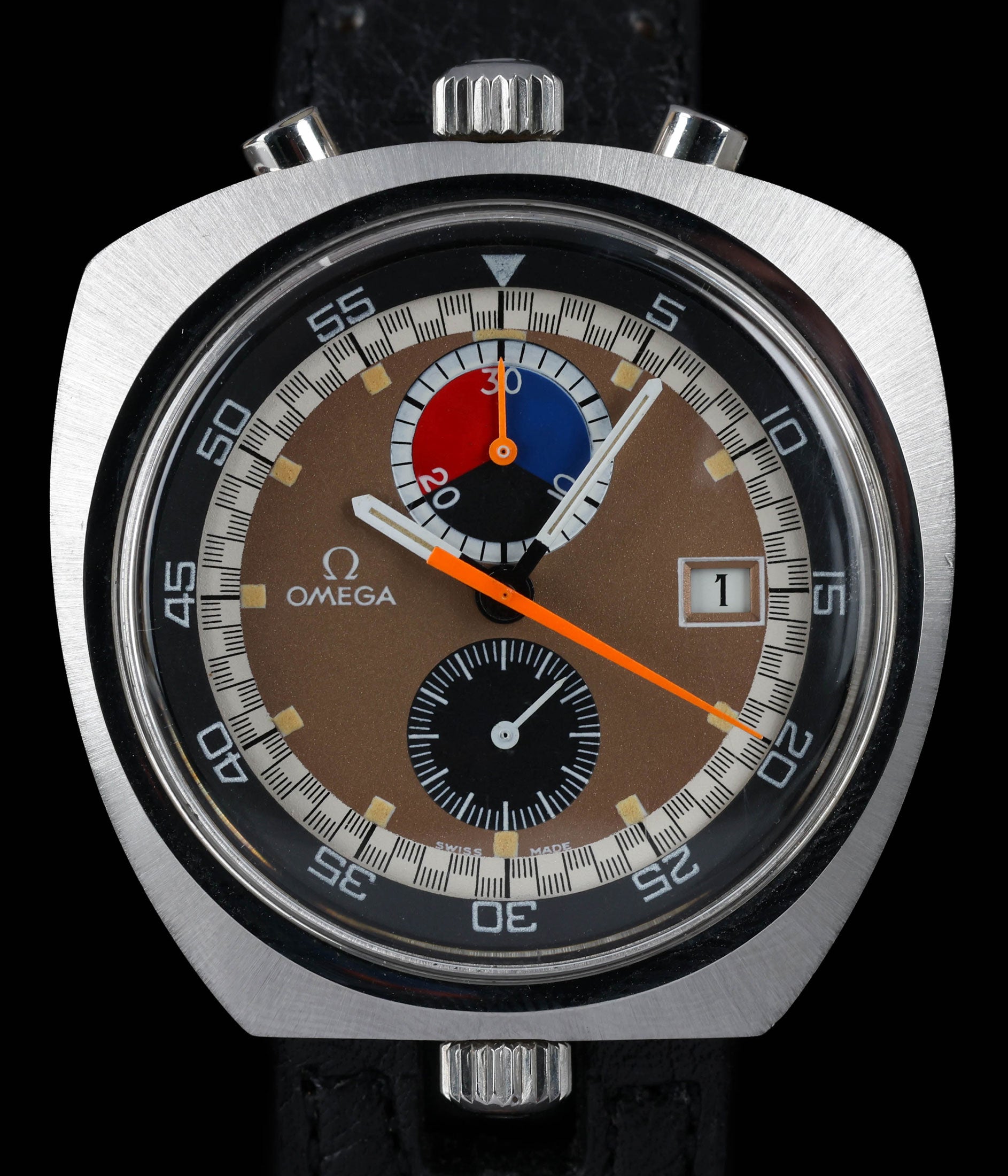 Pre-owned vintage Omega Bullhead 146.011 43MM 1969 | Crown Vintage Watches