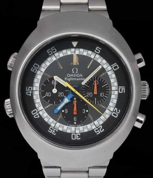 Pre-owned vintage Omega Flightmaster 145.026 43MM 1960s | Crown Vintage Watches