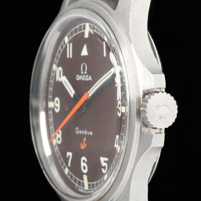 Preowned vintage Omega Genève Admiralty 135.015 'Tropical' 35mm Queensland Rail 1969 | Crown Vintage Watches