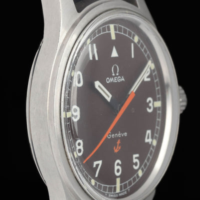 Preowned vintage Omega Genève Admiralty 135.015 'Tropical' 35mm Queensland Rail 1969 | Crown Vintage Watches