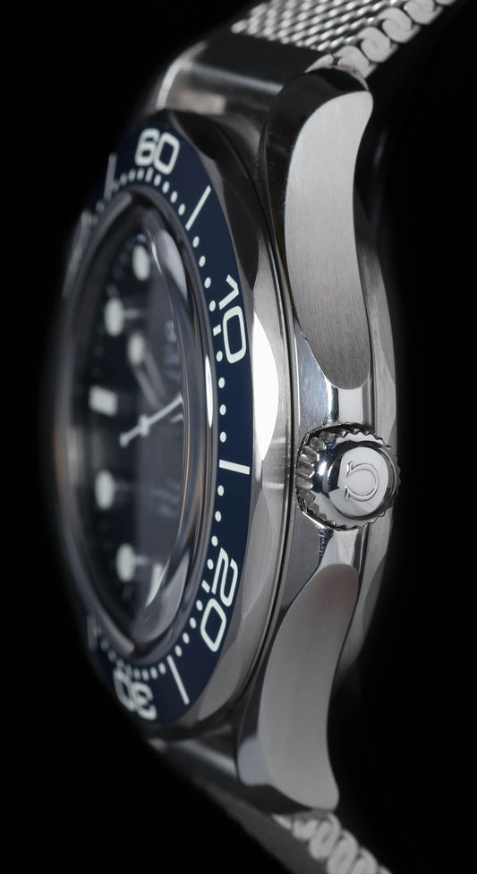 Pre-owned near new Omega Seamaster  300M James Bond 60th Anniversary 210.30.42.20.03.002 42mm  | Crown Vintage Watches
