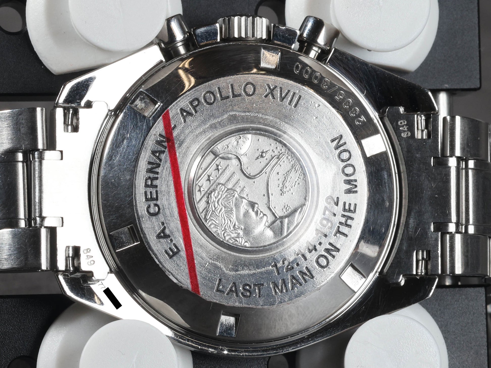 Preowned vintage Omega Speedmaster 3574.51 Apollo 17 'Ed Cernan' 42mm Circa 2002 | Crown Vintage Watches