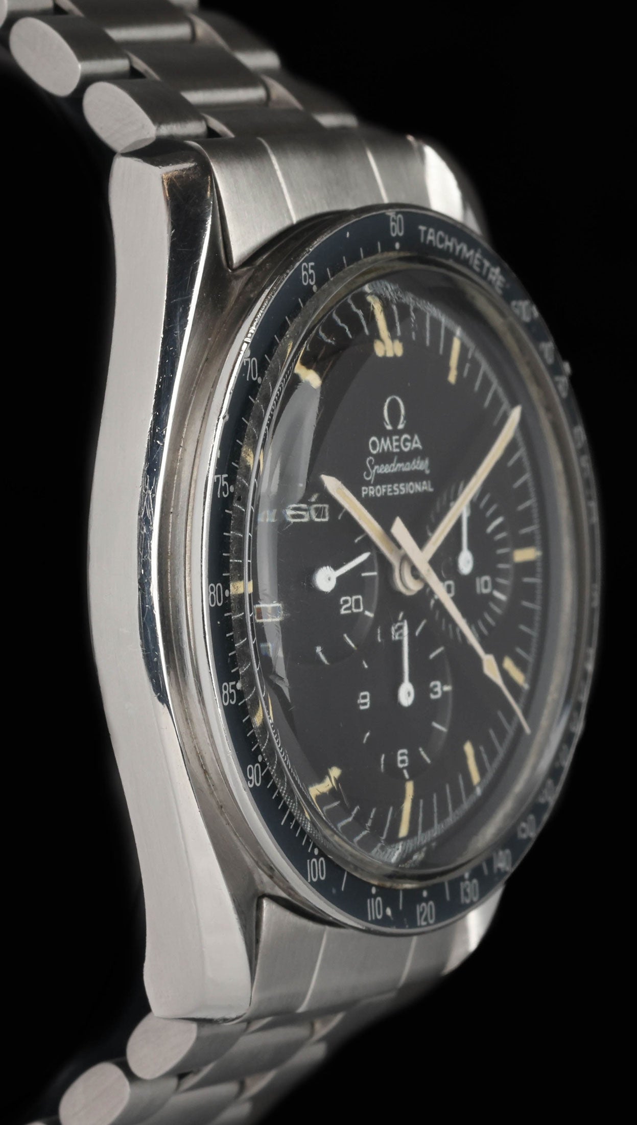 Pre-owned vintage Omega Speedmaster 145.022-69ST 42MM 'Pre-Moon' Tropical 1970 | Crown Vintage Watches