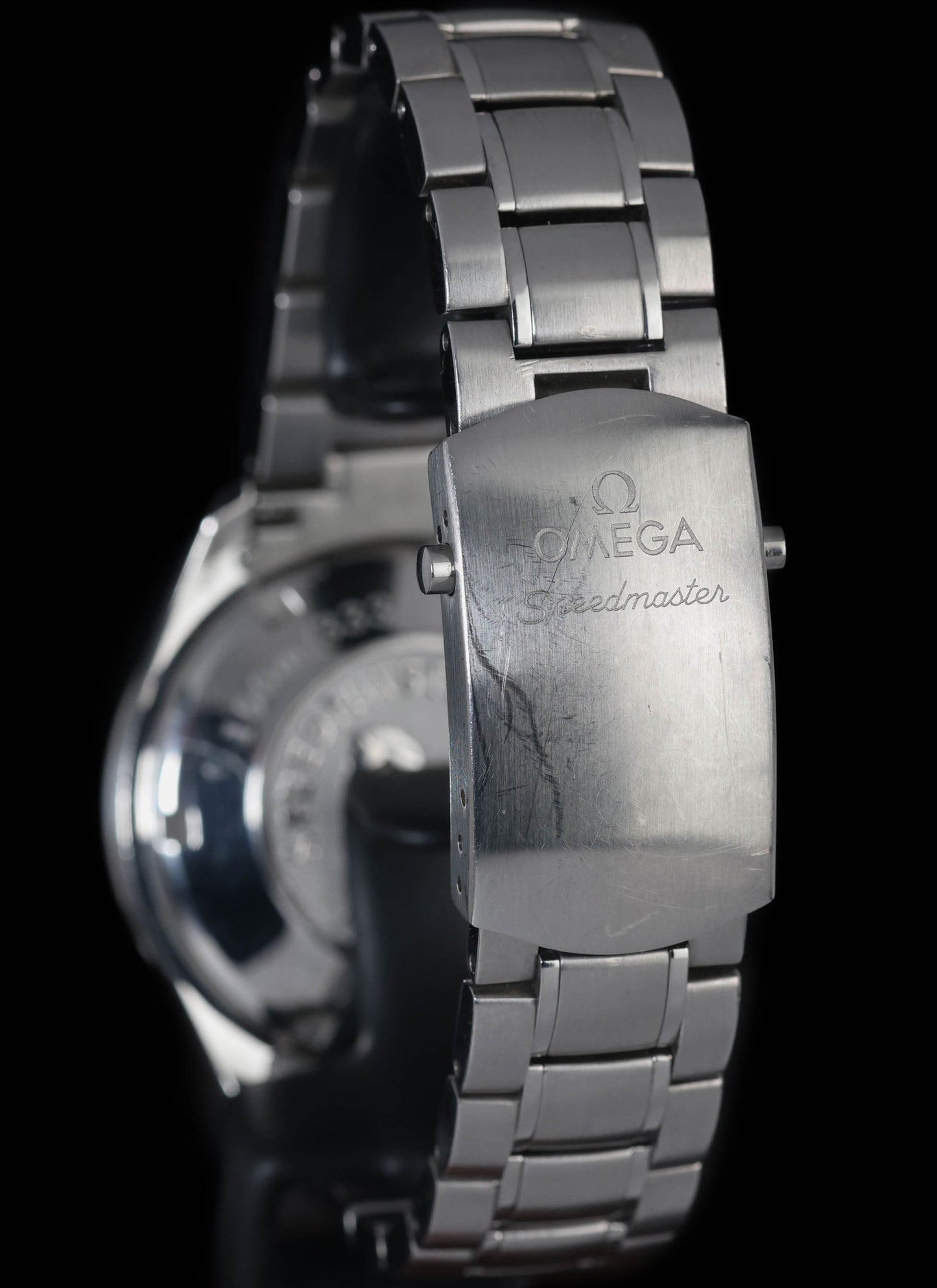 Pre-owned vintage Omega Speedmaster Date Ref 3210.50 40MM 2007 Box & Papers | Crown Vintage Watches