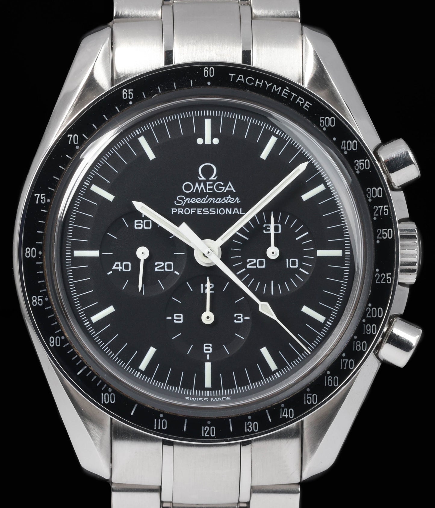 Preowned vintage Omega Speedmaster Professional 3572.50 42mm 2007 Full Set | Crown Vintage Watches