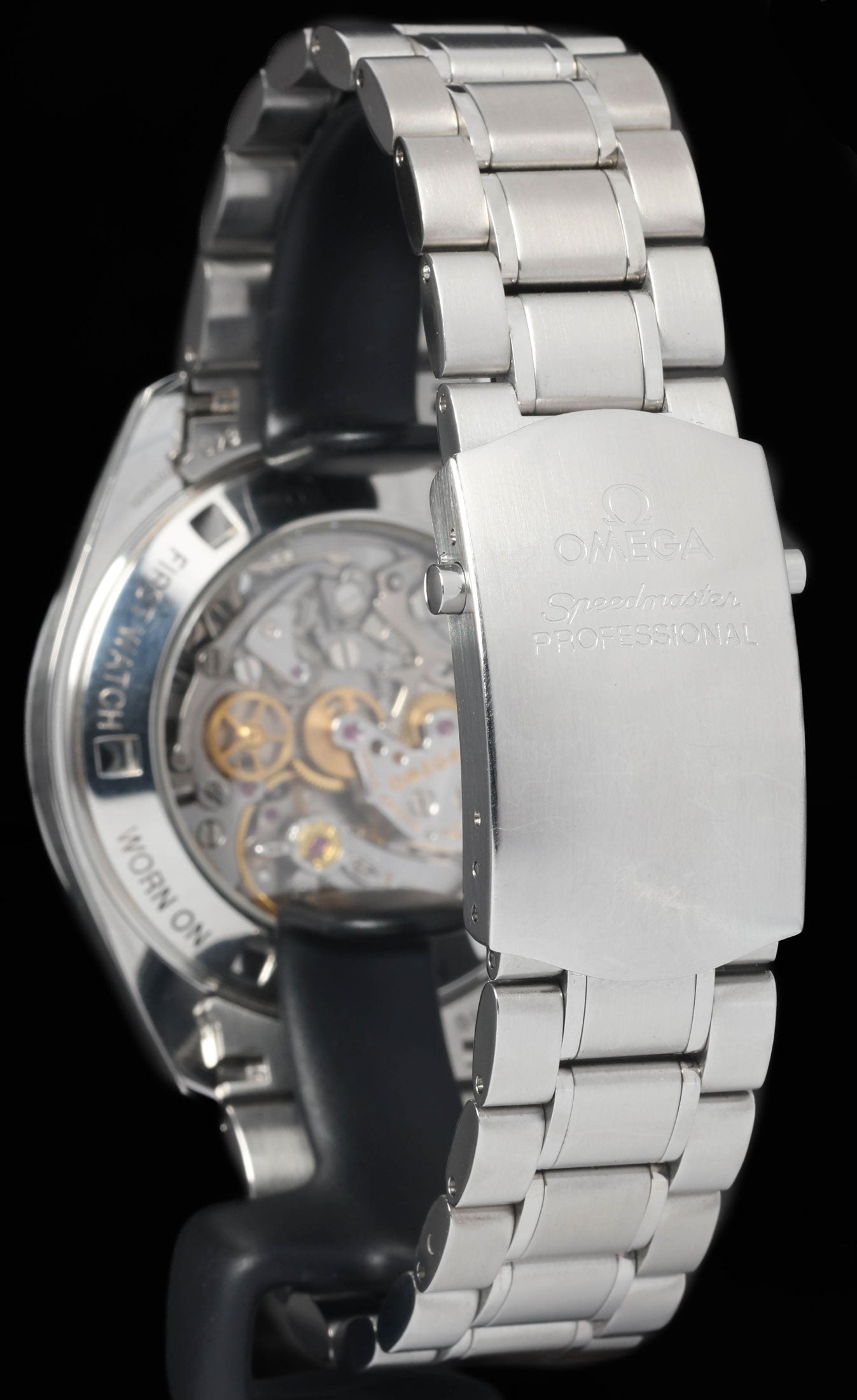 Preowned vintage Omega Speedmaster Professional 3572.50 42mm 2007 Full Set | Crown Vintage Watches