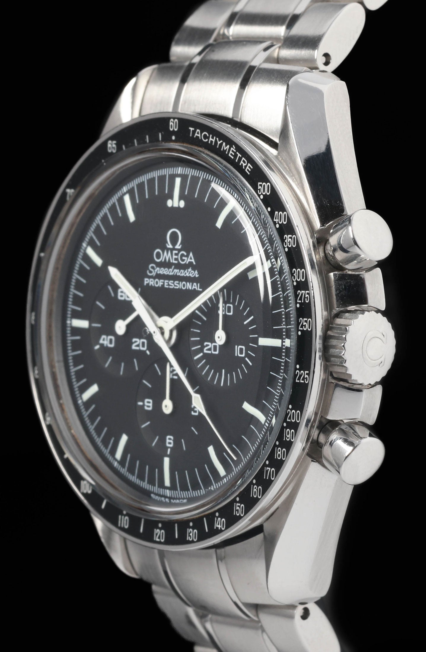 Preowned vintage Omega Speedmaster Professional 3572.50 42mm 2007 Full Set | Crown Vintage Watches
