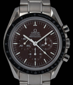 Omega Speedmaster Professional Chocolate Dial 42MM Ref 311.30.42.30.13.001 Box & Papers Circa 2010