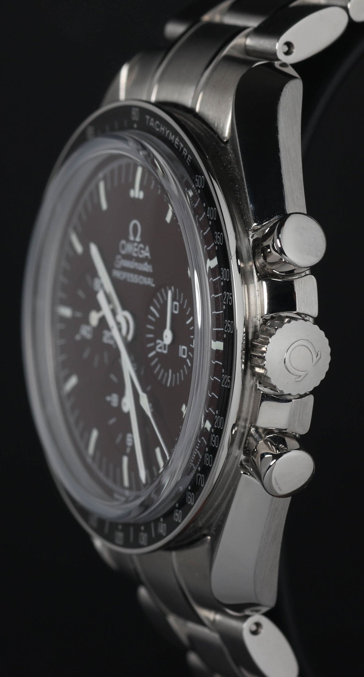 Pre-owned vintage Omega Speedmaster Professional Chocolate Dial 42MM Ref 311.30.42.30.13.001 Box & Papers Circa 2010 | Crown Vintage Watches