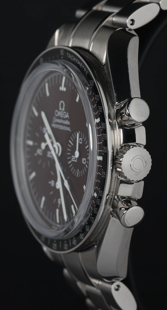 Pre-owned vintage Omega Speedmaster Professional Chocolate Dial 42MM Ref 311.30.42.30.13.001 Box & Papers Circa 2010 | Crown Vintage Watches