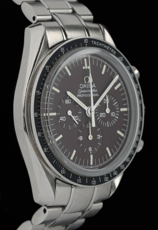 Preowned vintage Omega Speedmaster Professional Chocolate Dial 42MM Ref 311.30.42.30.13.001 Box & Papers Circa 2010s | Crown Vintage Watches