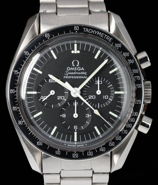 Pre-owned vintage Omega Speedmaster Professional 'Straight Writing' 145.022-69ST 42mm Circa 1971 | Crown Vintage Watches