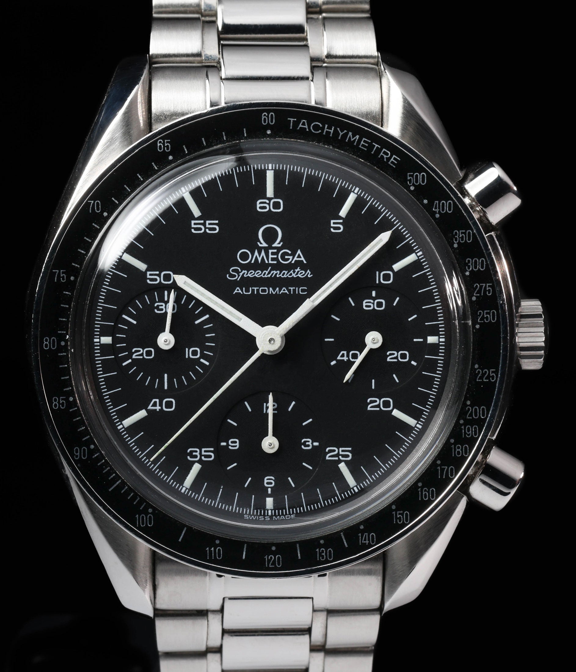 Pre-owned vintage Omega Speedmaster Reduced 3510.50 39mm 1995 | Box | Crown Vintage Watches