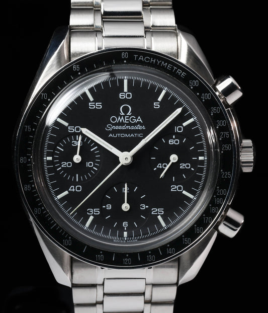 Pre-owned vintage Omega Speedmaster Reduced 3510.50 39mm 1995 | Box | Crown Vintage Watches