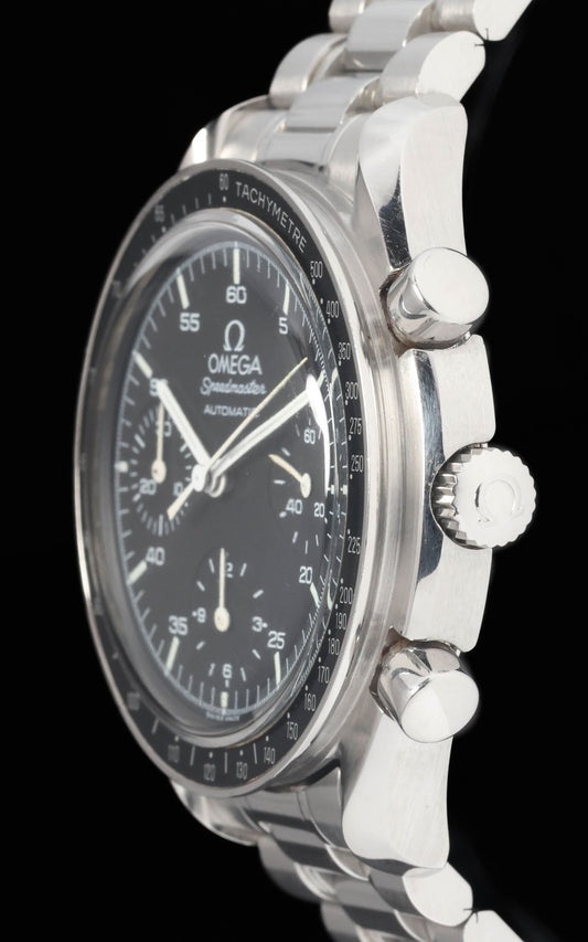 Preowned vintage Omega Speedmaster Reduced 3510.50.00 39mm Box & Papers | Crown Vintage Watches