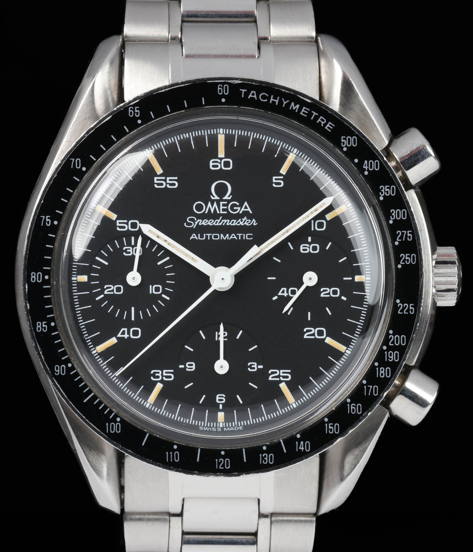 Pre-owned vintage Omega Speedmaster Reduced 39MM 3510.50 Late 1990s | Box | Crown Vintage Watches