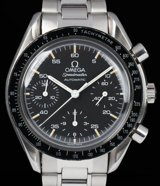 Pre-owned vintage Omega Speedmaster Reduced 39MM 3510.50 Late 1990s | Box | Crown Vintage Watches
