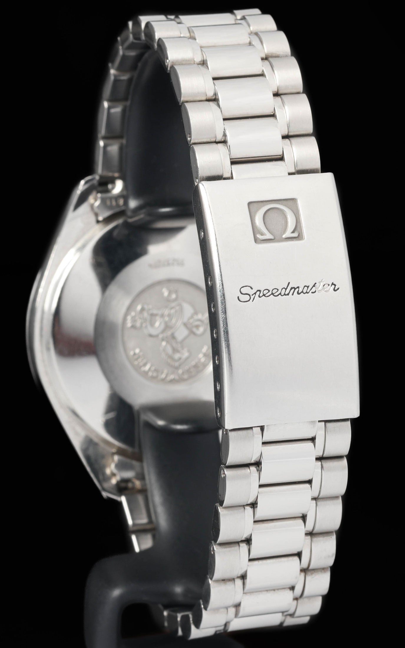 Preowned vintage  Omega Speedmaster Reduced Yellow Schumacher 3510.12 39mm 1998 | Crown Vintage Watches