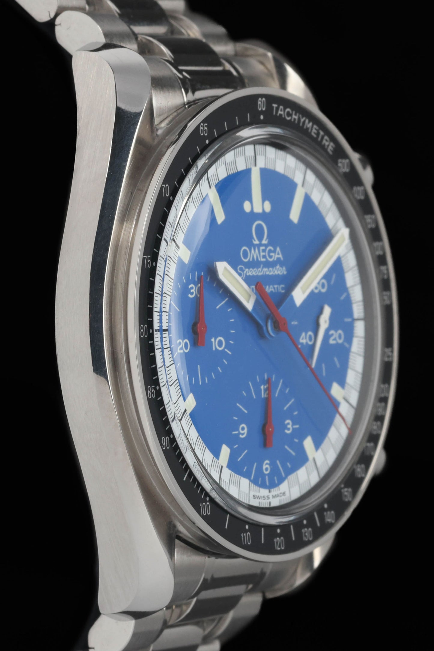 Omega Speedmaster Schumacher Blue 3510.81 39mm 1990s | Crown Vintage Watches