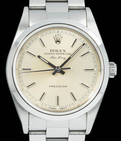 Rolex Air-King 14000 'Tropical' Dial 34mm 1996 Box & Papers