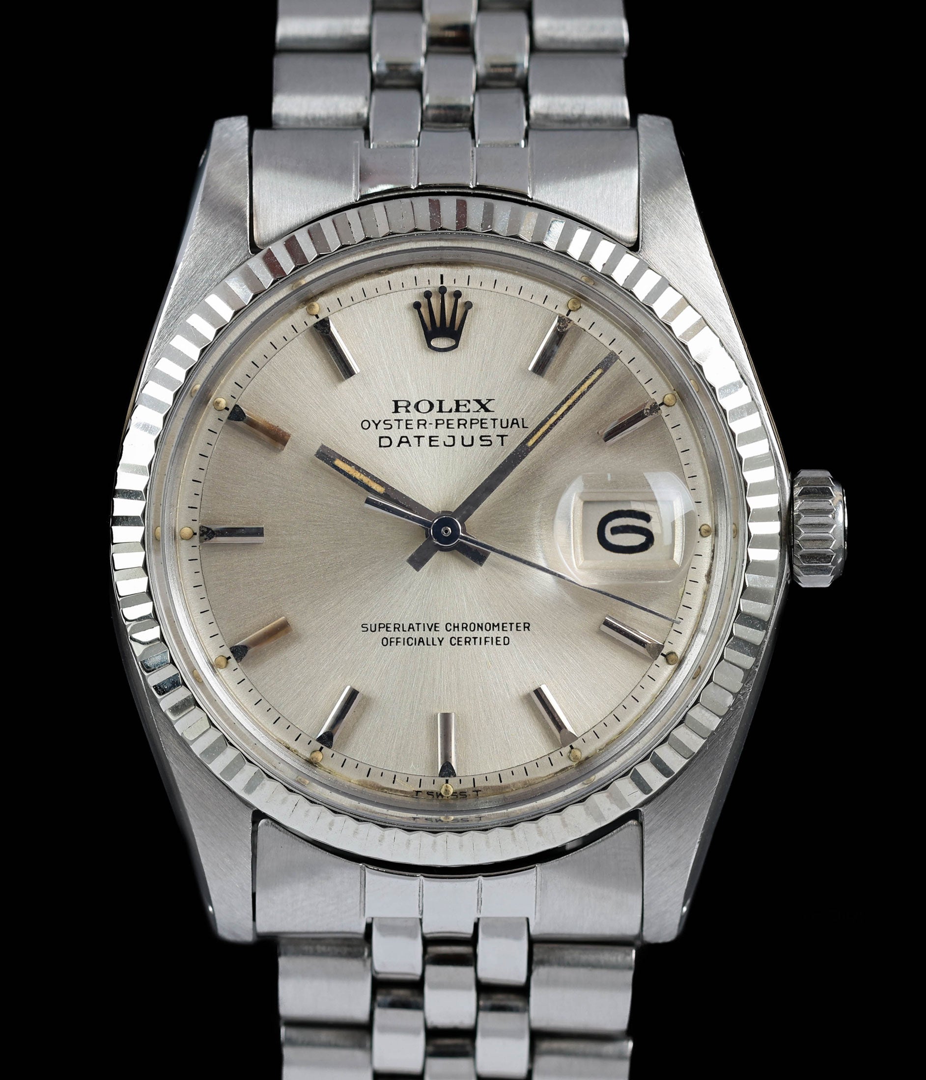 Vintage Rolex Datejust 1601 36MM 'Pie Pan' 1970 | Crown Vintage Watches