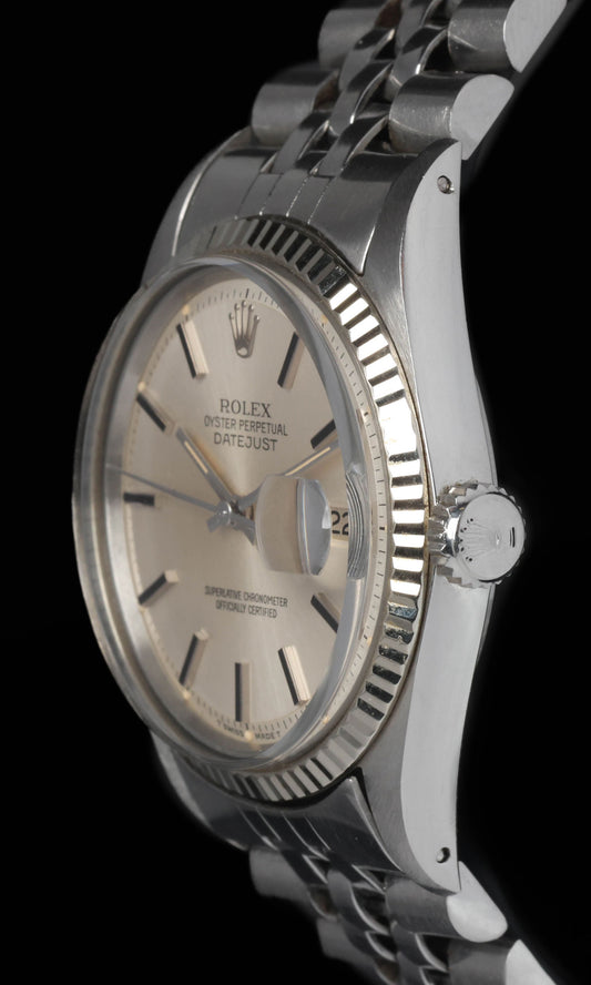 Pre-owned Rolex Datejust 1601 36MM 'Pie Pan' 1978 | Crown Vintage Watches