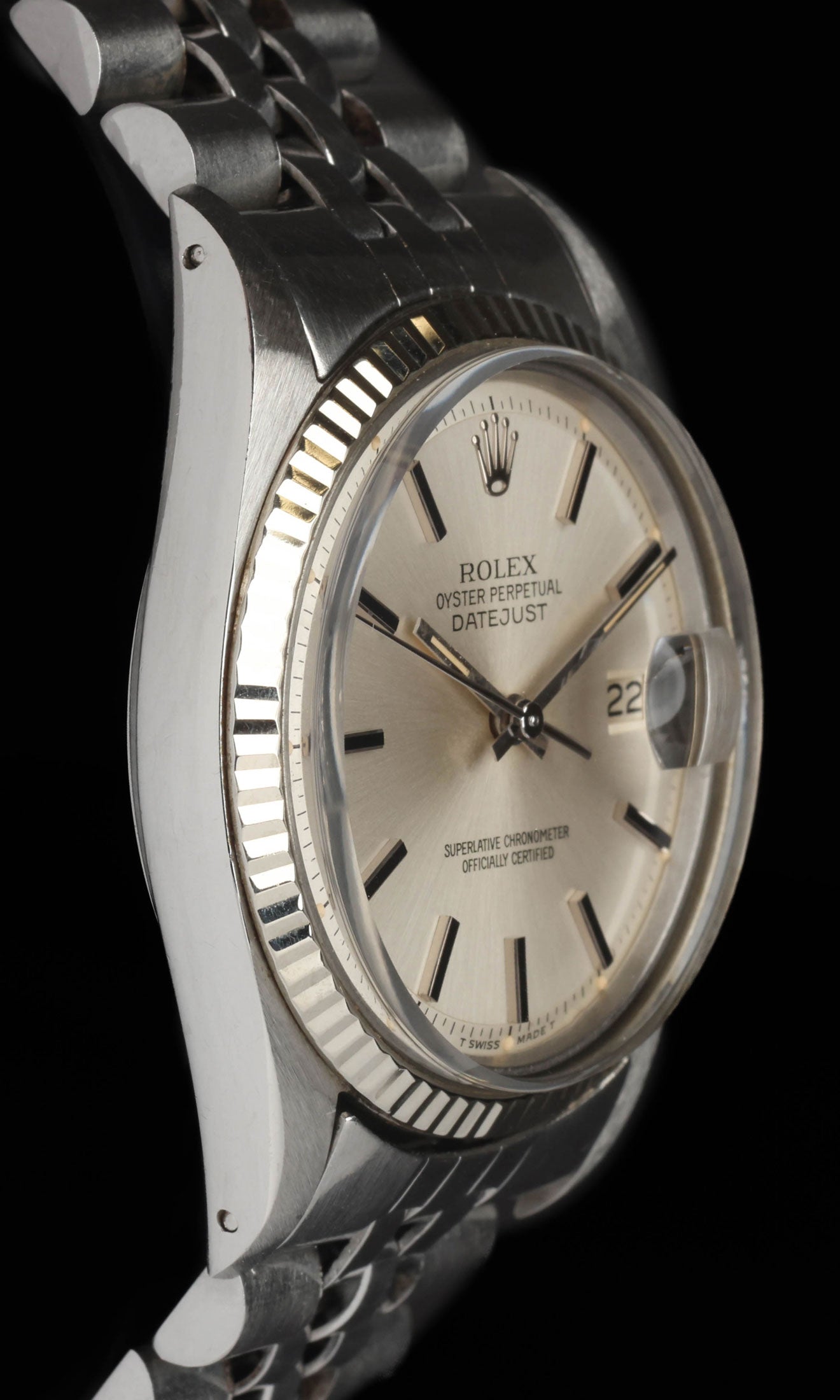 Pre-owned Rolex Datejust 1601 36MM 'Pie Pan' 1978 | Crown Vintage Watches